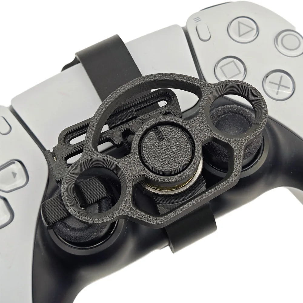 Clip-On Racing Wheel for PS5 & PS5 Slim Controller – Enhanced Grip & Immersive Feel